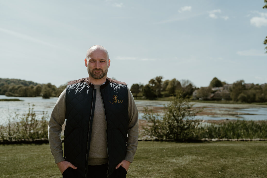 Duncan Ure, Director of Compass Estates Dumfries & Galloway, at Carlingwark Loch, Castle Douglas